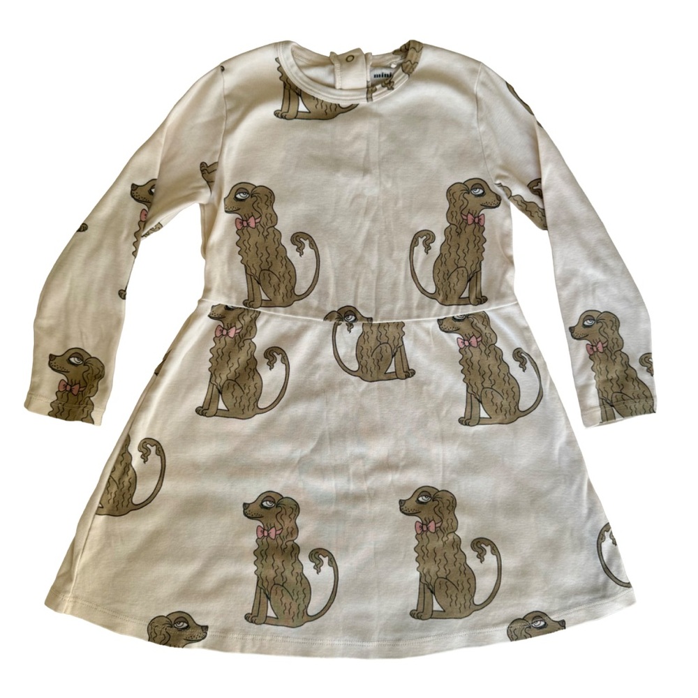 Mini Rodini Dog Print Ballet Dress Size 3-5 years 104/110